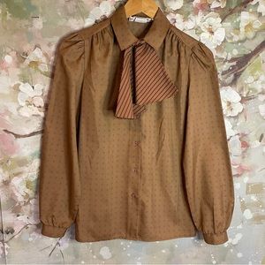 70’s Vintage•Secretary‎ Blouse•Lady Arrow•Size Small